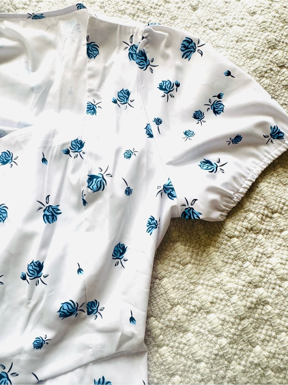 Reformation White Floral Print Maxi Dress - Picture 9 of 12